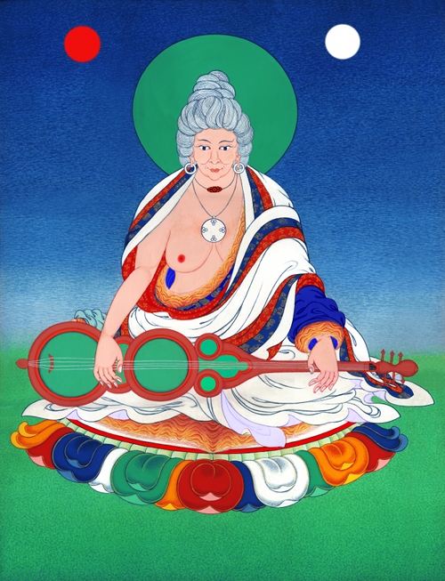 Khandro Shardröl Thangka – the incarnation of Khandro Losèl Drölma