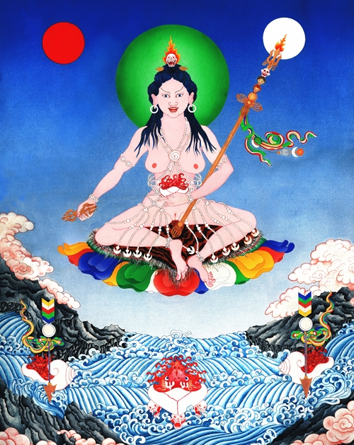 Thangka of Khandro Chenmo Yeshé Tsogyel