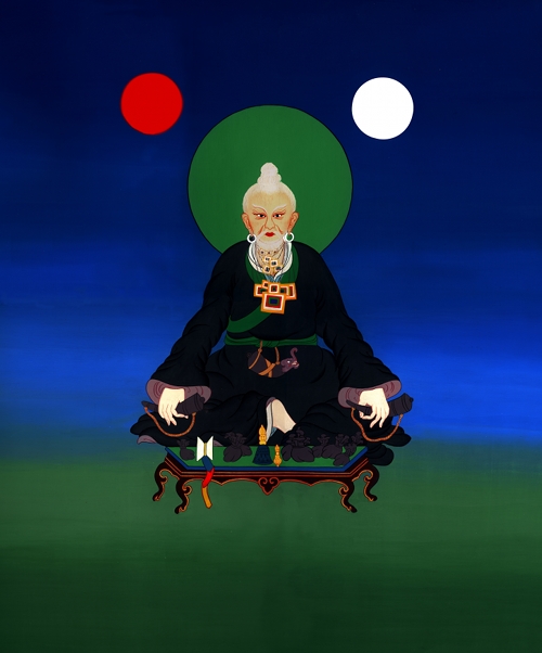 Ngakpa Dawa Ngödrüp Thangka – Herbalist Ngakpa